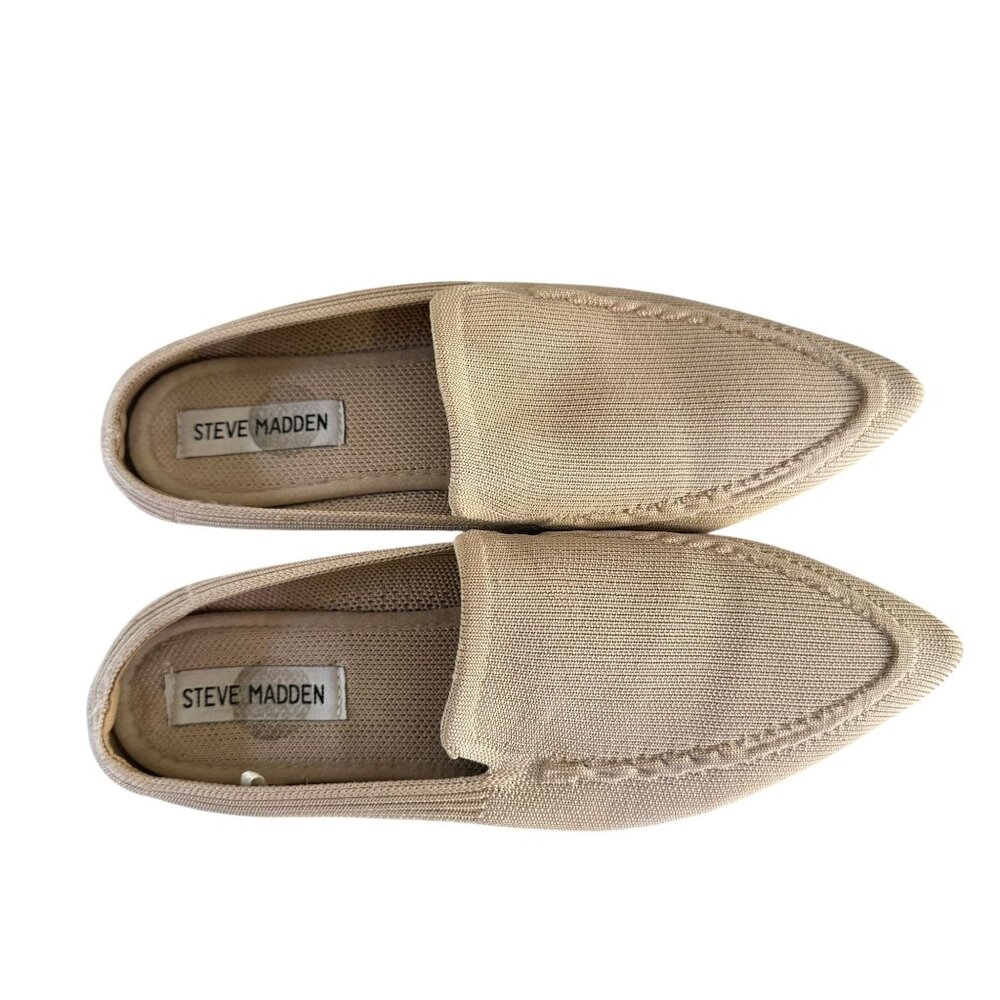 Steve Madden Women's Gray Canvas Flat Clogs Pointed Toes Size 7 - Picture 5 of 7